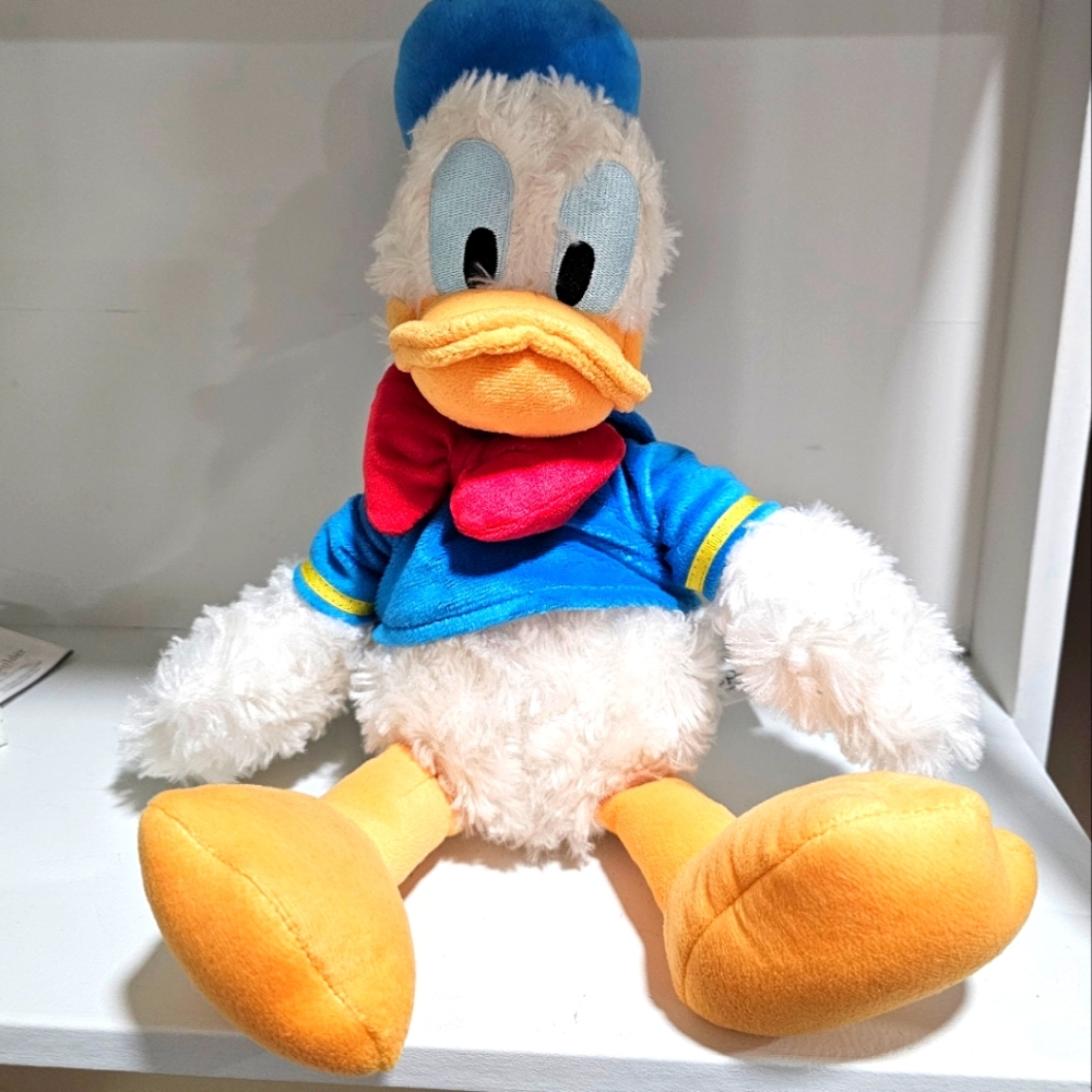 Disney parks Donald Duck fuzzy plush stuffed animal